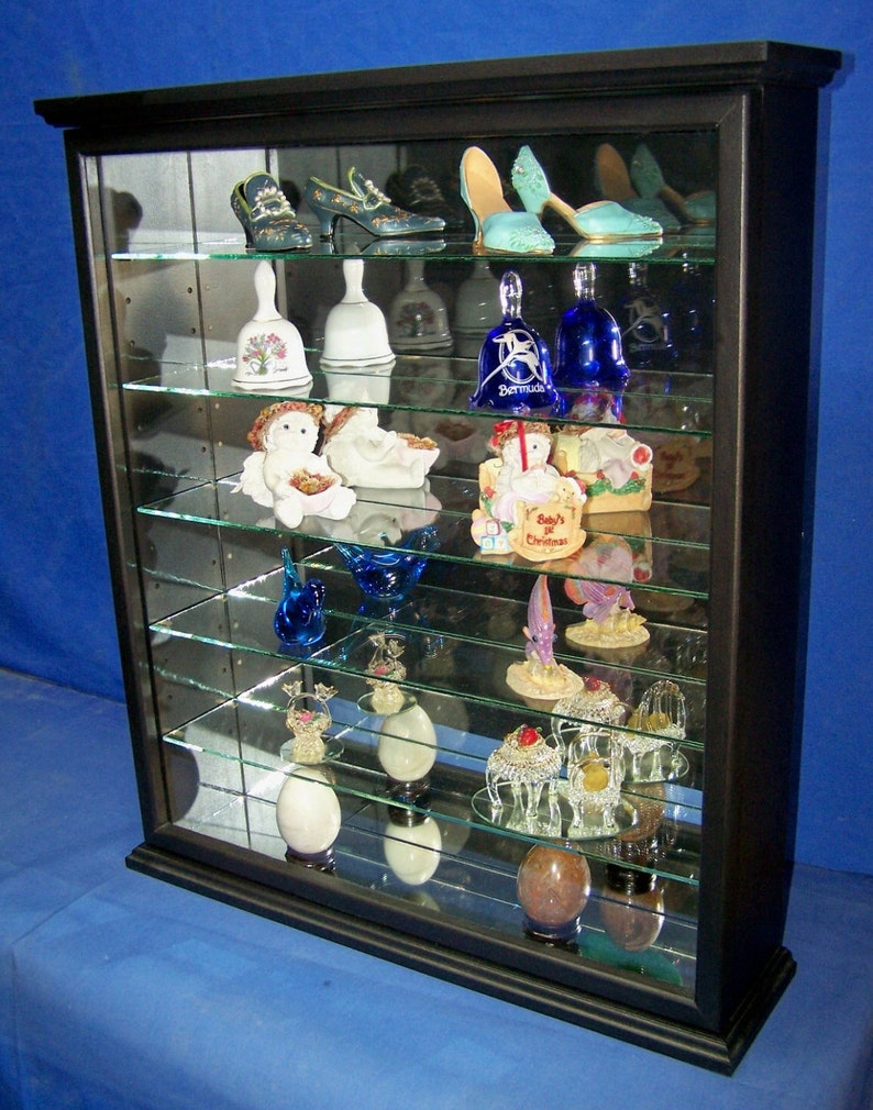 Black Wall Hanging Curio Display Etsy