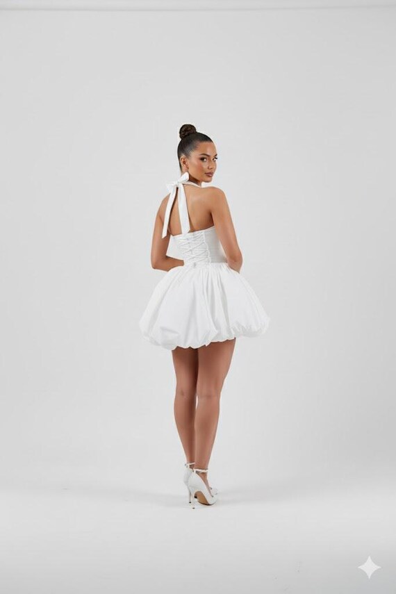 halter champagne dress Elizabeth K GL1548 Prom Dress - Champagne main image 1