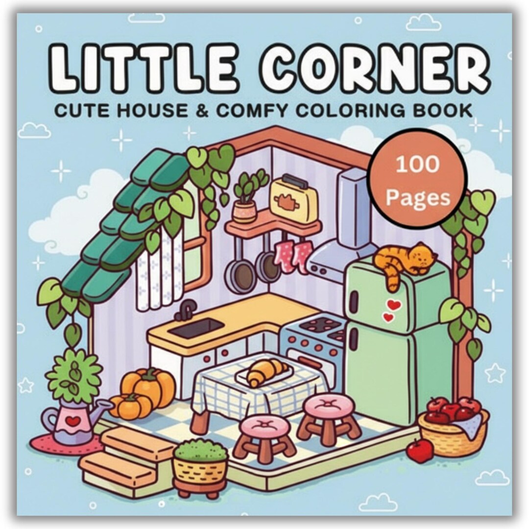 Coco Wyo Little Corner Coloring Book PDF – 40 Printable Pages for Kids ...