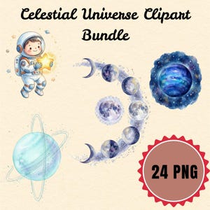 Paquete de imágenes prediseñadas de objetos celestes
