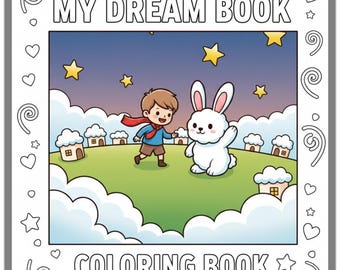 Libro para colorear para niños / Páginas de actividades imprimibles (Descarga instantánea en PDF)
