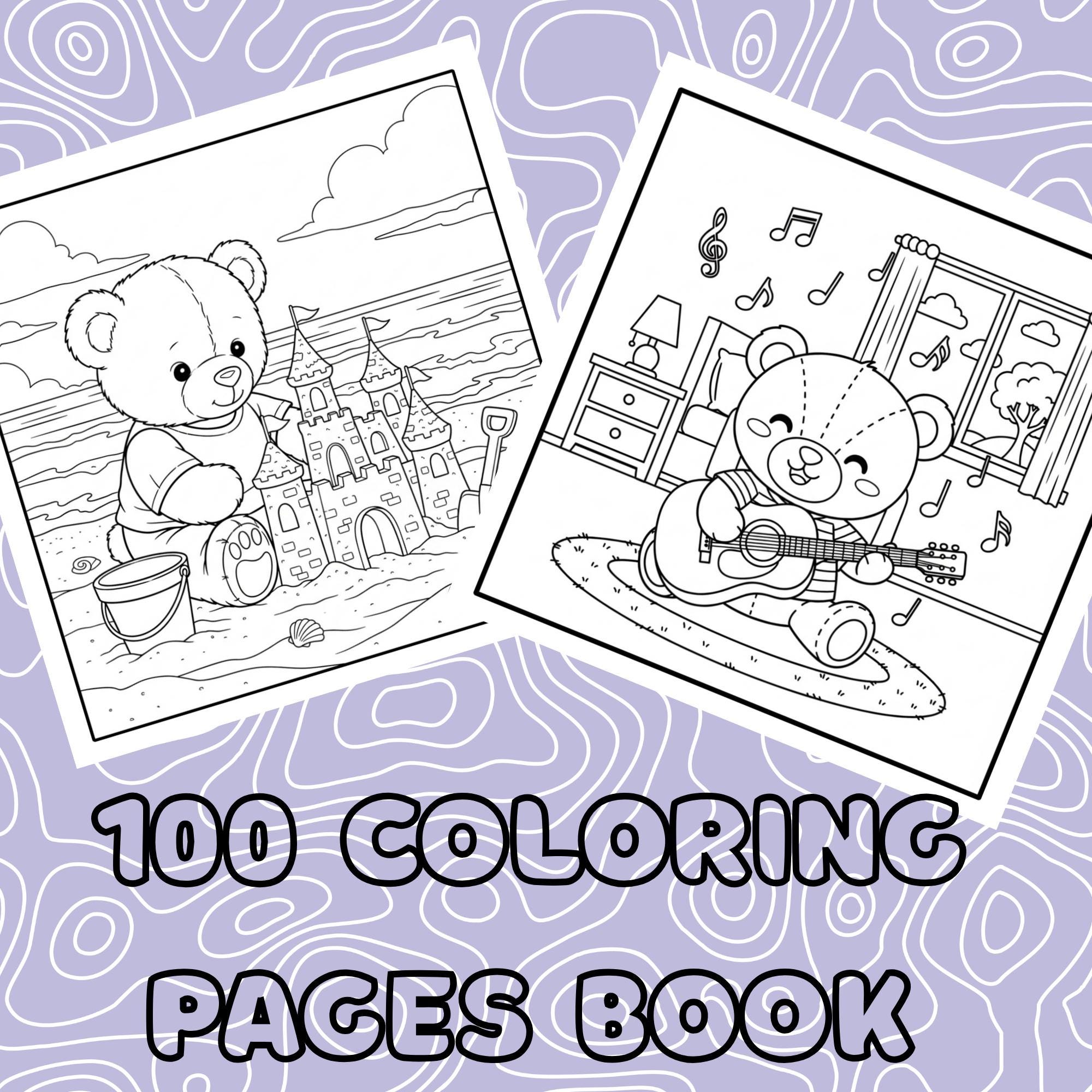 Coco Wyo Little Corner Coloring Book PDF – 40 Printable Pages for Kids ...