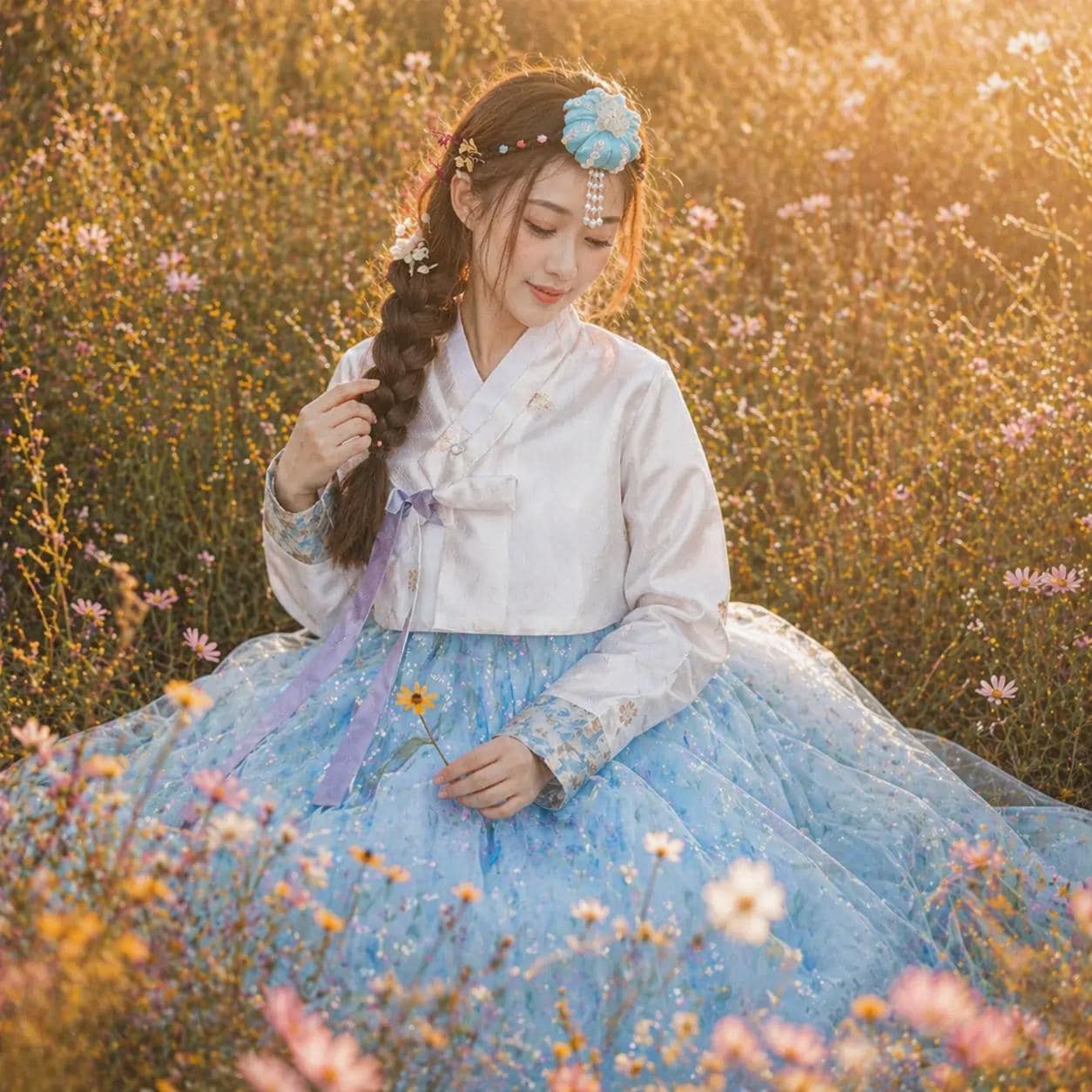 Korean Floral Dress - Etsy