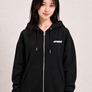 Ateez Zip up Hoodies - Etsy