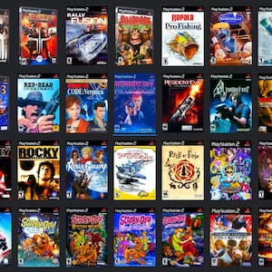 PS2 Game Collection: 300 titles playable on PC; select your games 1TB PS2 Games (Plug-and-play) for PC/PS2