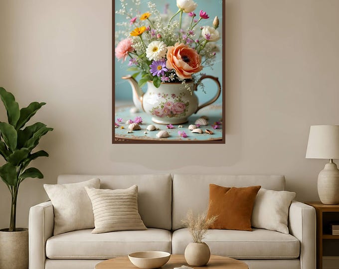 Featured listing image: A Bouquet of Flowers High-Resolution Digital Print, 11000 x 16000 Pixels 300 DPI JPEG