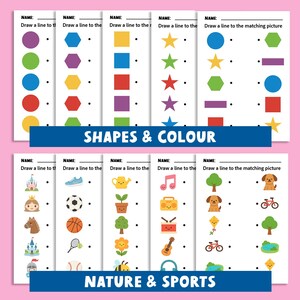 Printable learning activities for toddlers and preschoolers