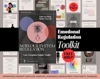 Emotional Regulation Workbook | Nervous System Regulator | Mental Health Planner || Trauma Healing Journal | Polyvagal Theory Worksheets