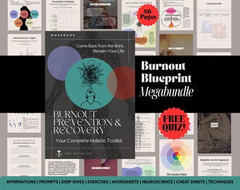 Pacote Completo de Exercícios para Prevenção e Recuperação da Síndrome de Burnout | Adaptado para Pessoas Neurodivergentes: Ideal para Gerenciamento de Estresse e Ansiedade