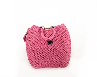 Handmade Raffia Crochet Bag — ENA | Shoulder & Top-Handle Tote