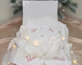 Cloud of Softness Gift Set | Baby Girl or Boy Newborn Gift | Original Gift Set Ready to Give for Christening or Baby Shower