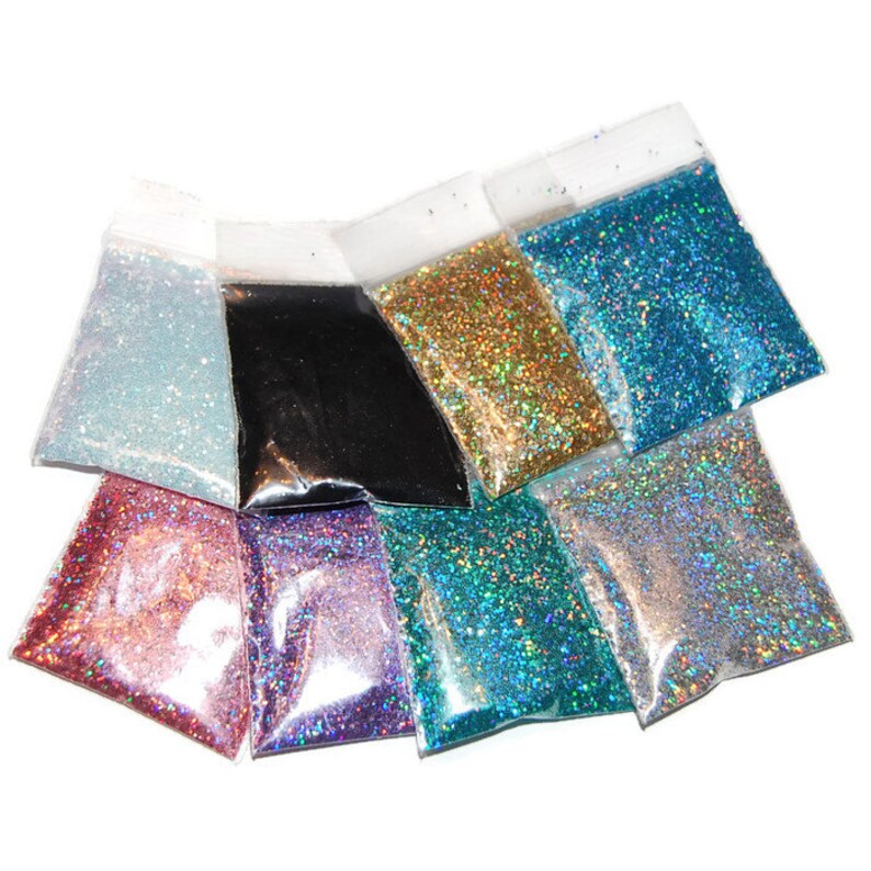 Lip Gloss Glitter Holographic Glitter Set COSMETIC GLITTER Etsy