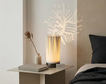 Organic Table Lamp | Sculptural Ambient Lighting | 3D Printed Nature Decor
