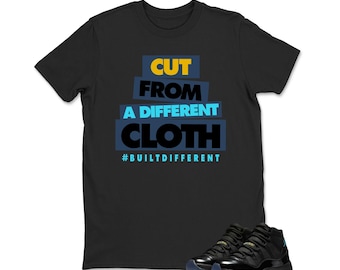 CLOTH Shirt Black to Match Jordan 11 Gamma, Sneaker Jordan 11 Gamma Matching Sneaker Tee Shirt Black