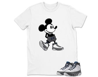 Shirt To Match Jordan 9 FLINT GREY, Sneaker Graphic Tee, Best Gift,Birthday, Sneaker Match,AJ9s, FLINT Grey 9s