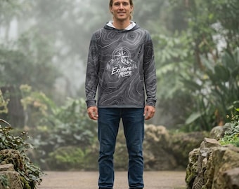 Explore Nature Navigate Your World Hoodie | Adventure Graphic Hooded Sweatshirt
