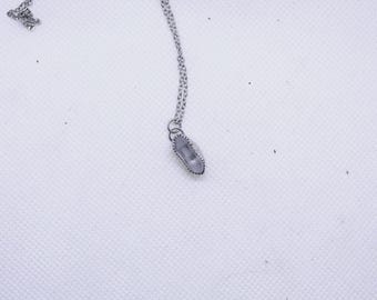 Quartz mini layering necklace
