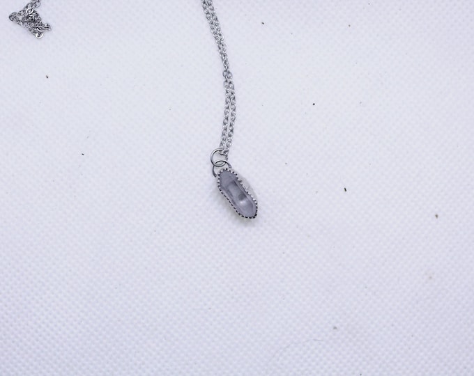 Quartz mini layering necklace