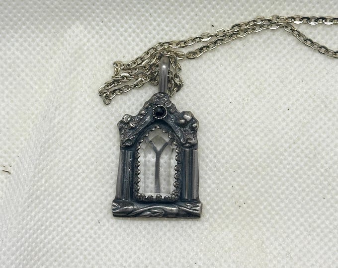 Gothic Cathedral Window Necklace 2