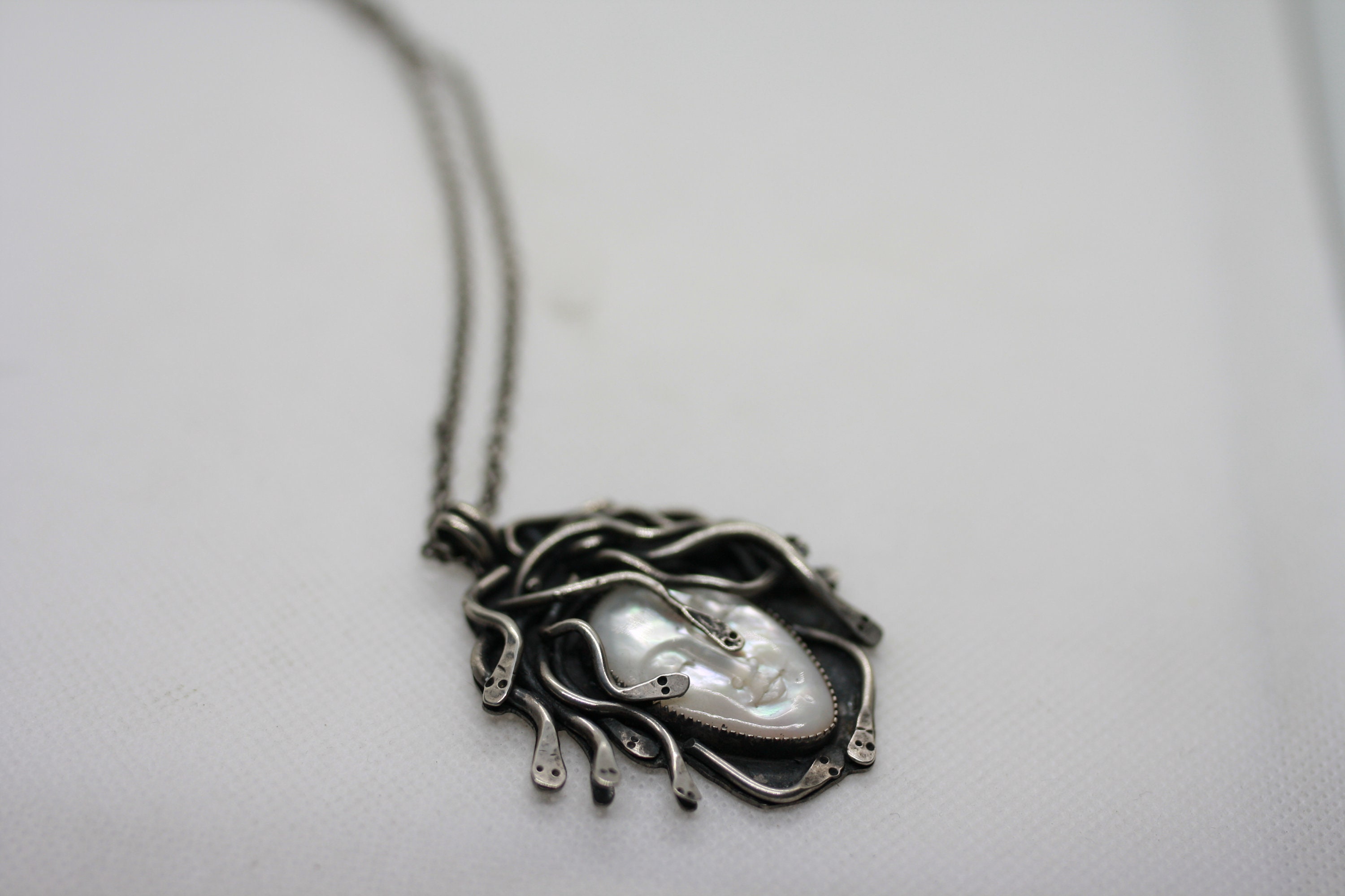 la medusa pendant necklace
