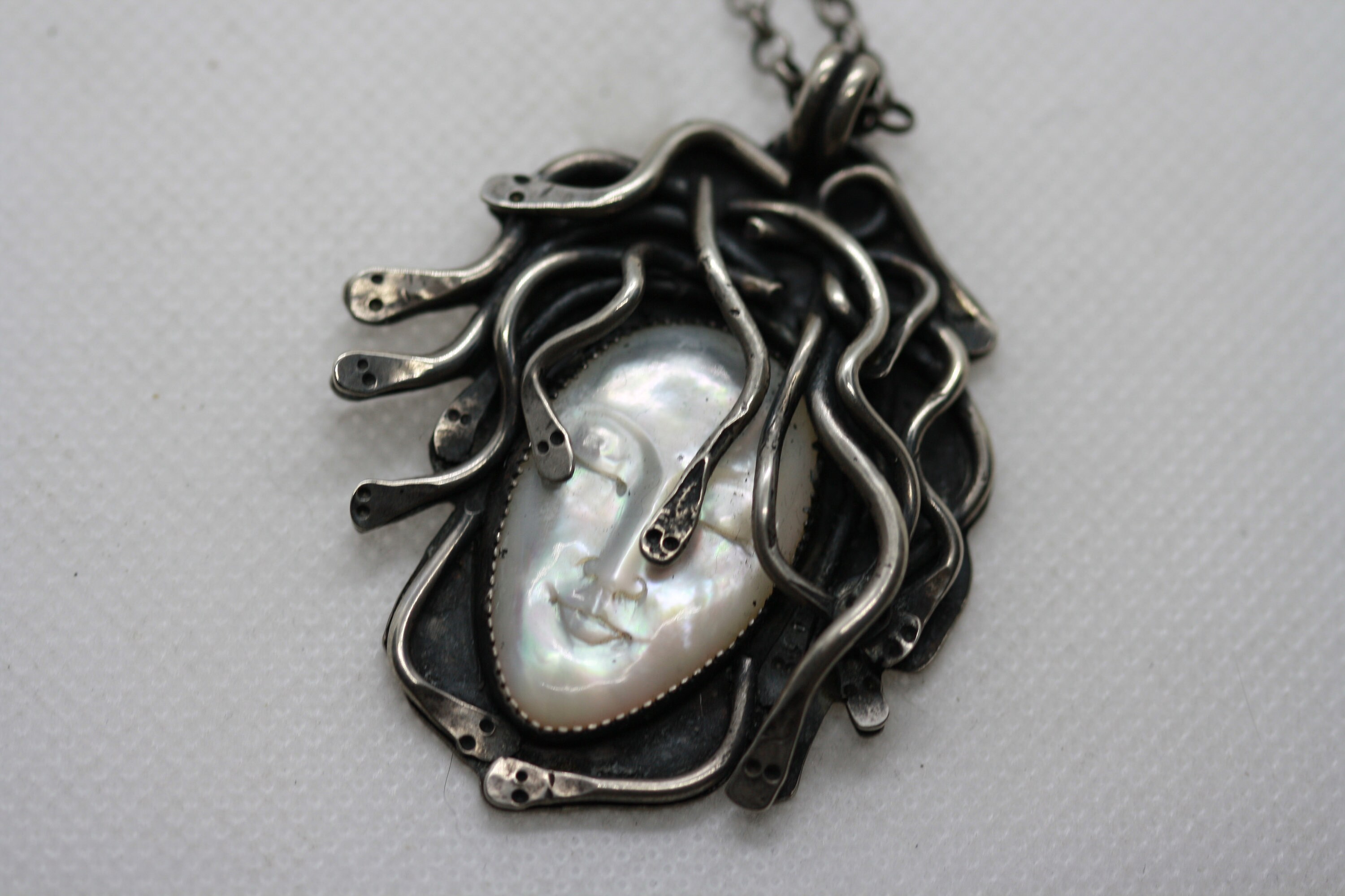 la medusa pendant necklace