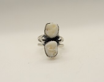 Double Tooth Ring Made to Order