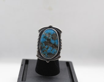 Turquoise statement ring 1 (sz 7)