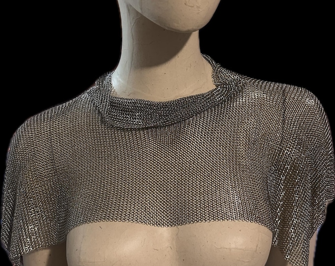 Stainless micromaille shrug