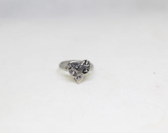 Spiked heart ring