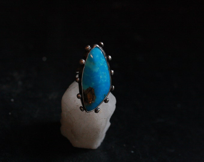 Turquoise Studded statement ring