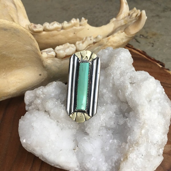 Art Deco Turquoise Ring I