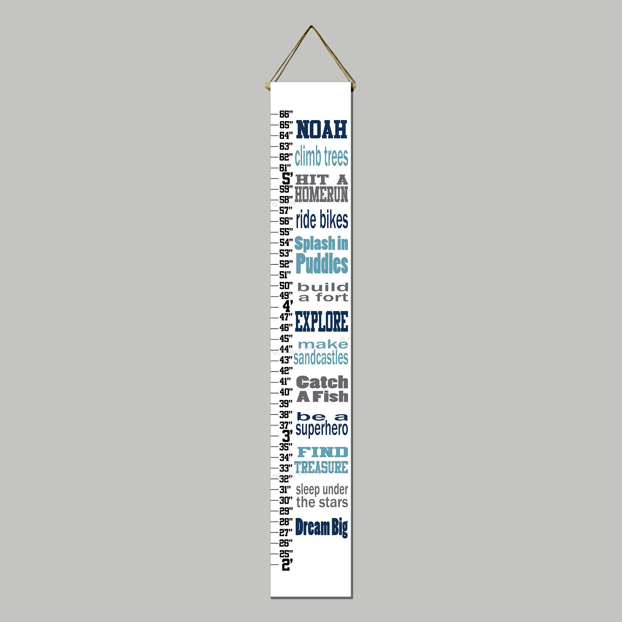 As Big As Height Chart