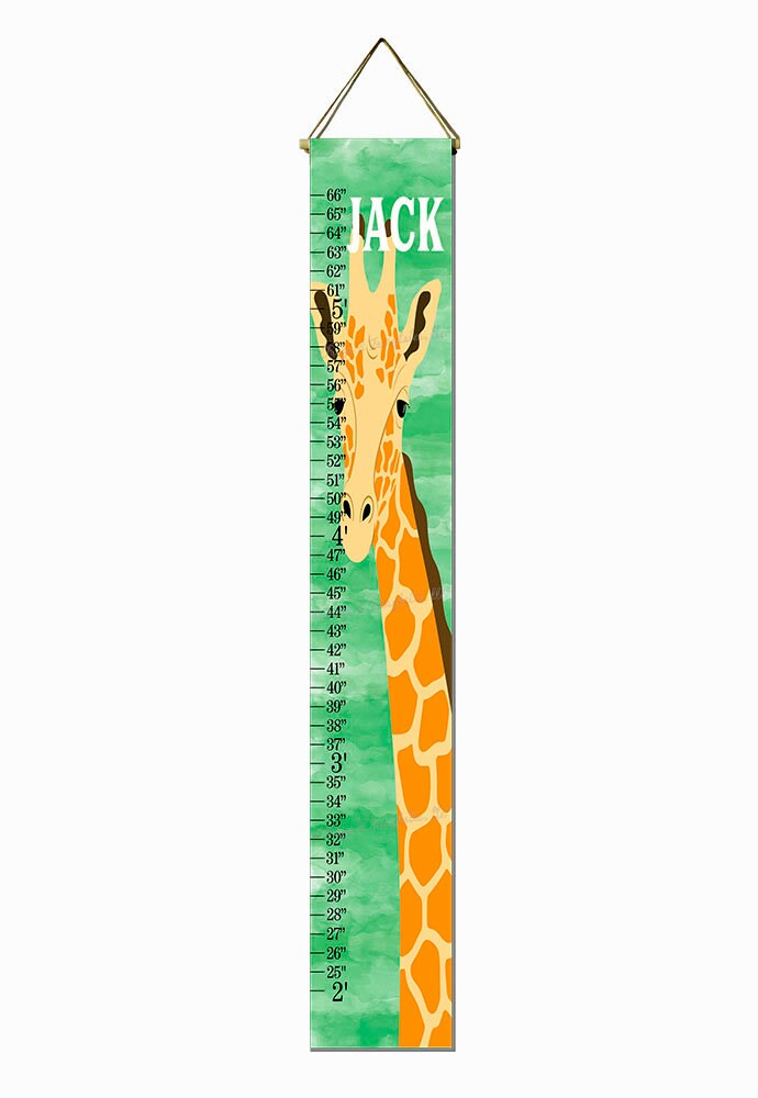 Safari Animal Growth Chart