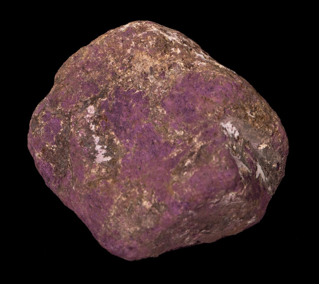 Peperite Stone PURPURITE Nature Palm Stone - Rough Raw Namibia Healing Chakra Crystal ...