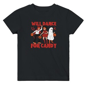 Will Dance for Candy ||  Baby Toddler Halloween Tshirt