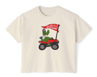 ¡Vamos Phillies! Camiseta Phillie Phanatic para mujer