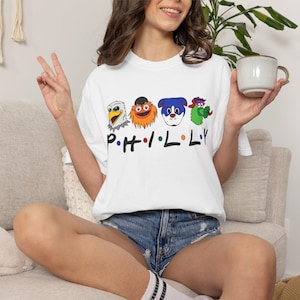 Philly maskot t-shirt | Philadelphia Sports karaktärer t-shirt