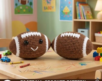 Fußball Häkelmuster,niedliche Amigurumi Fußbälle mit einem Lächeln,Bezauberndes Fußball Häkelmuster