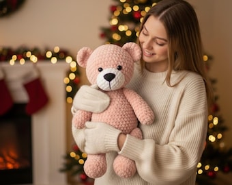 Teddy Bär Häkelanleitung: Plüsch Amigurumi Bär DIY (PDF), Bär Häkelanleitung, Bär Plüschtier Häkelanleitung, US english pattern