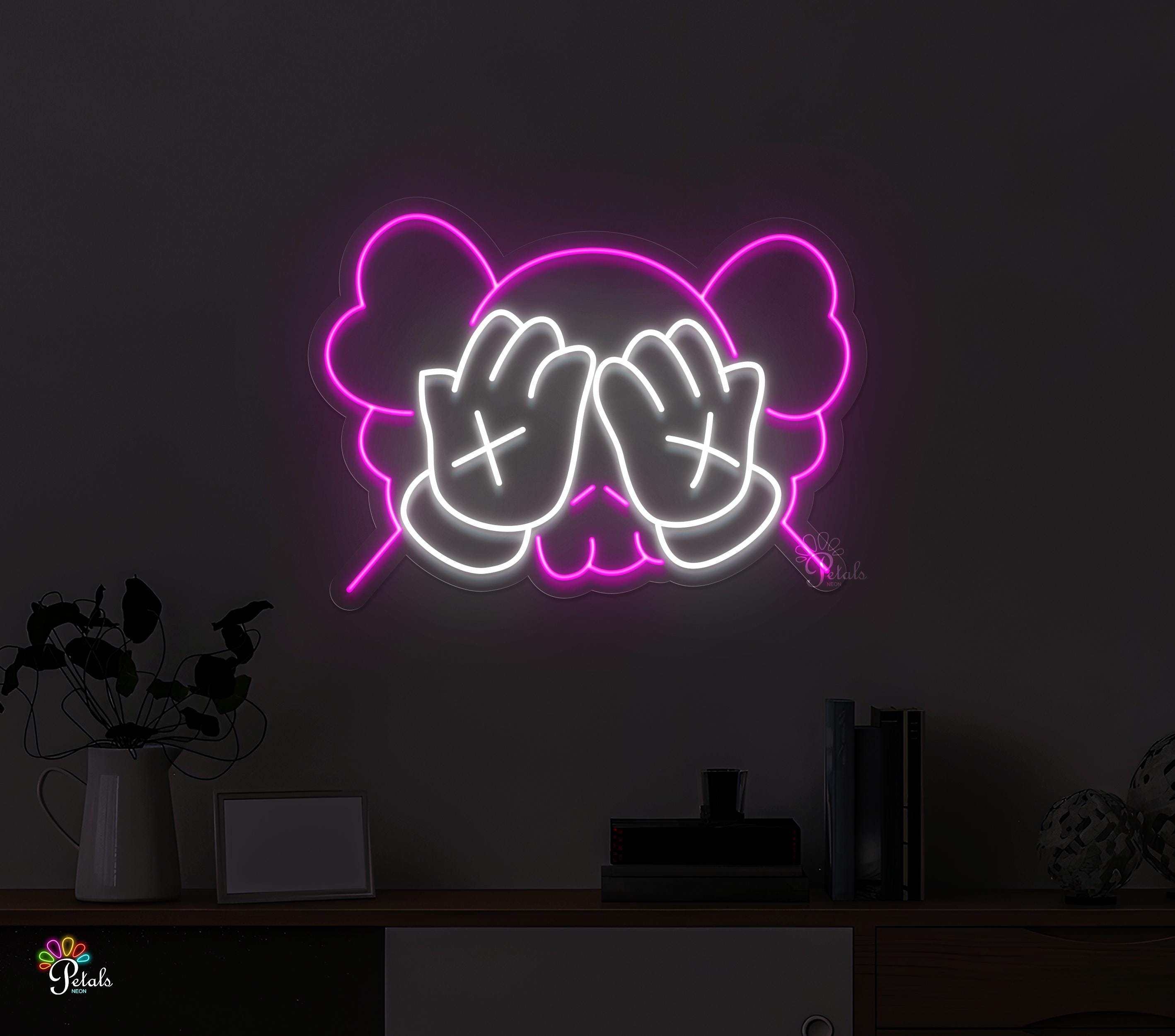 Kaws led neon sign - Etsy 日本