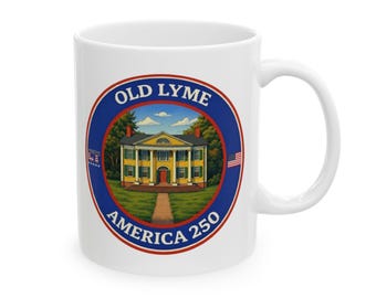 Old Lyme CT America 250 Coffee Mug | Historic Florence Griswold House Heritage Mug | Impressionism History Gift | Old Lyme Art Colony Cup