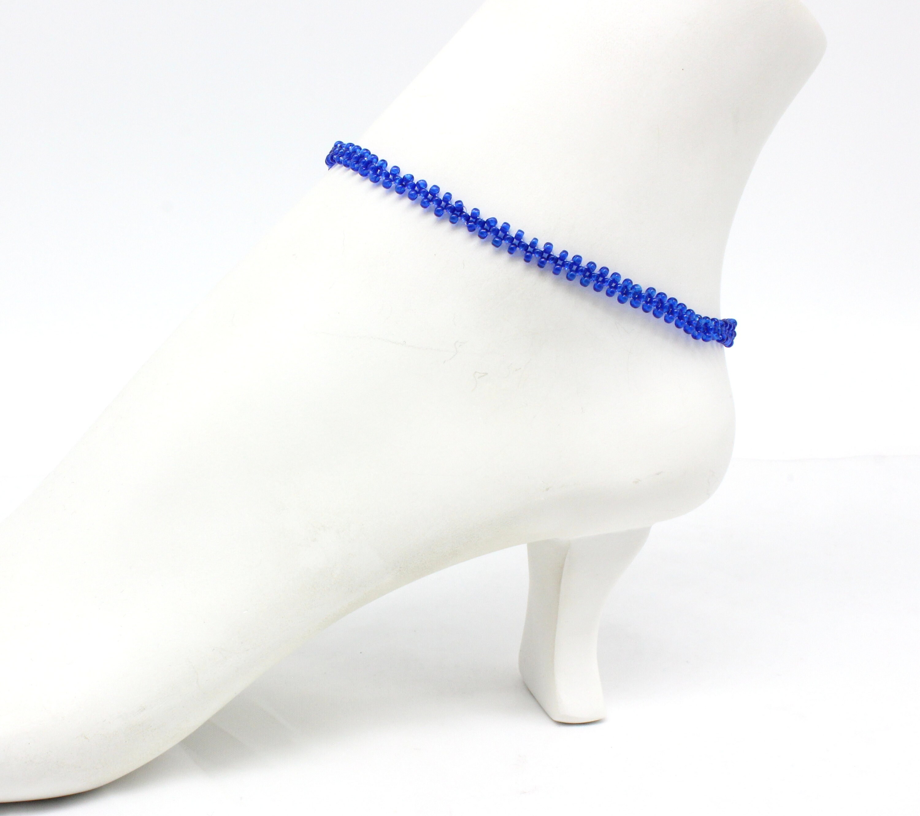 Elastic Ankle Bracelet Beaded Foot Bracelet Anklet for Etsy