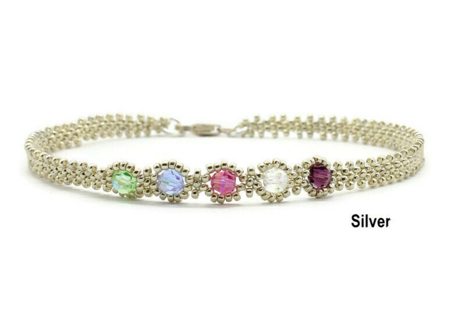 Birthstone Ankle Bracelet Mother's Anklet Gift for Mom Etsy