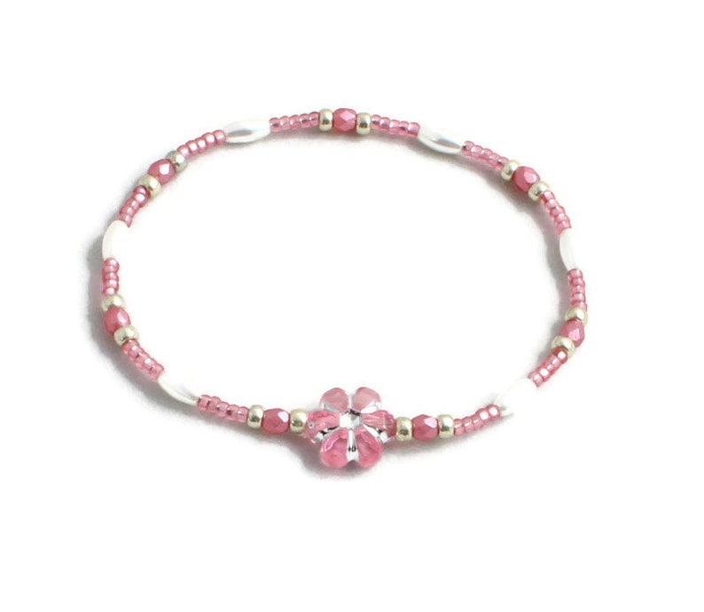 Girls Ankle Bracelet Kids Flower Anklet Children's Etsy