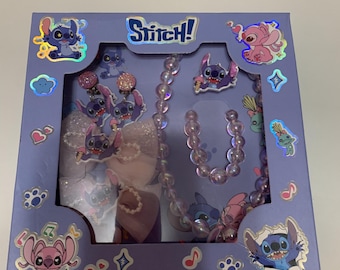 Stitch-Themed Jewellery Set for Kids