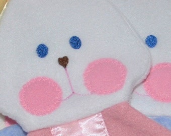 Solid pink cuddly lovey security Fisher Price Bunny Security Blanket