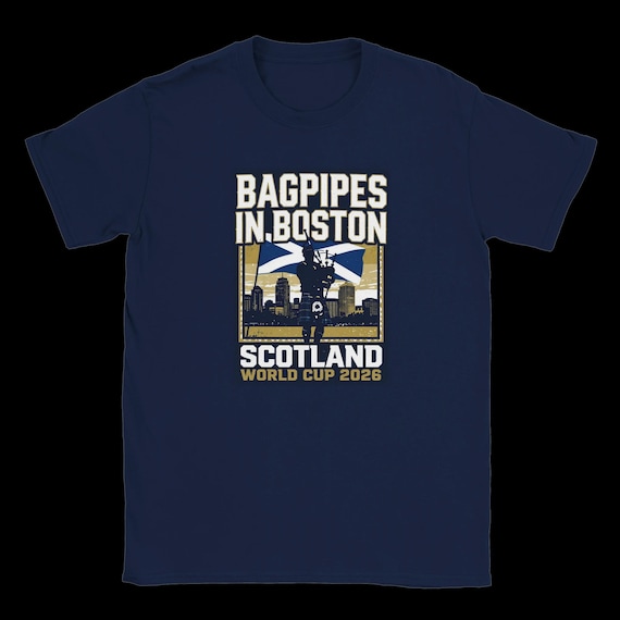 Bagpipes in Boston - Scotland World Cup T-Shirt