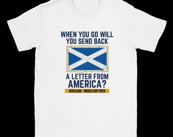 Carta desde América - Camiseta de Escocia para el Mundial