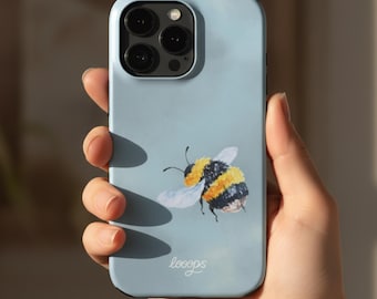 Bumblebee-telefoonhoesje MagSafe, Cottagecore iPhone-hoesje, Bee Esthetic, Nature Design, cadeau voor haar