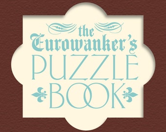 Handmade book of puzzles for Europhiles